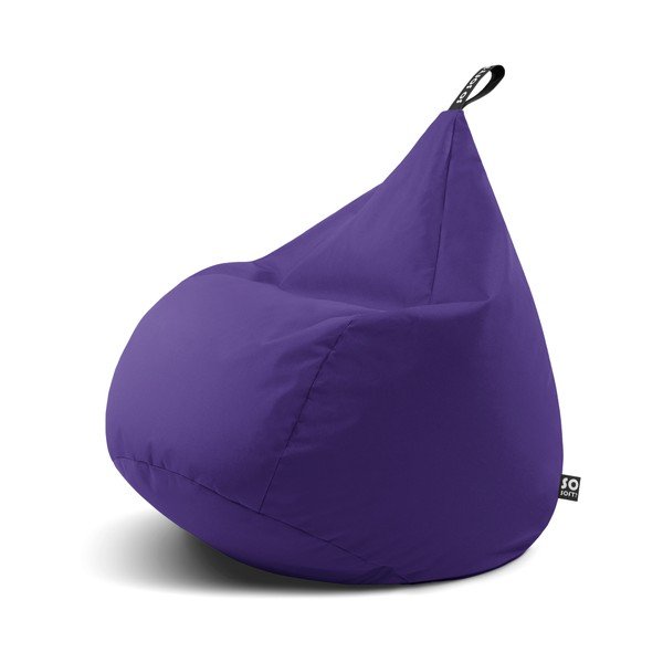 Violetinės spalvos vaikiškas sėdmaišis Drop M – So Soft?