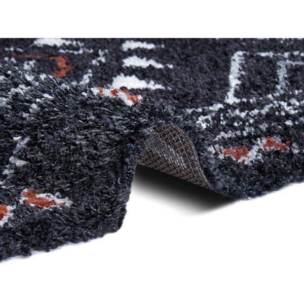 Juodas kilimas Mint Rugs Hurley, 80 x 150 cm-image-1
