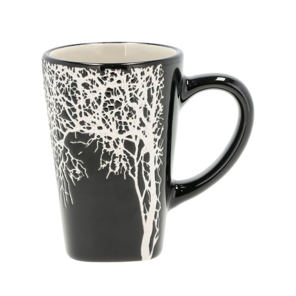 Iš akmens masės puodeliai juodos spalvos 4 vnt. espreso 100 ml Hela – Villa Collection