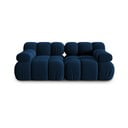Sofa mėlynos spalvos iš velveto 188 cm Bellis – Micadoni Home