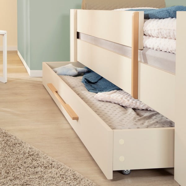 Smėlio spalvos vaikiška lovos daiktadėžė Flexi Grow – Roba-image-1