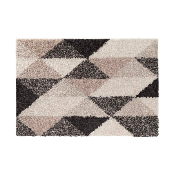 Kilimas juodos spalvos/smėlio spalvos 160x230 cm Prism – douceur d'intérieur-image-4