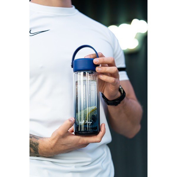 Iš stiklo  butelis mėlynos spalvos 350 ml Fuori – Vialli Design-image-1