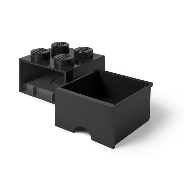 Juoda kvadratinė daiktadėžė LEGO®-image-3