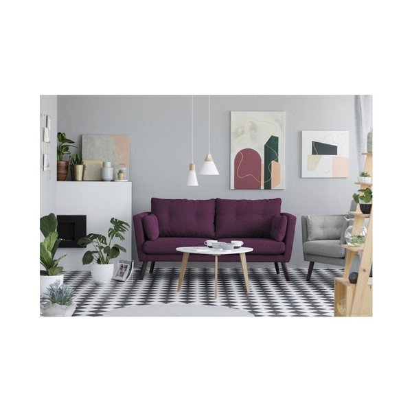 Violetinė 3 vietų sofa Mazzini Sofos Elena-image-2
