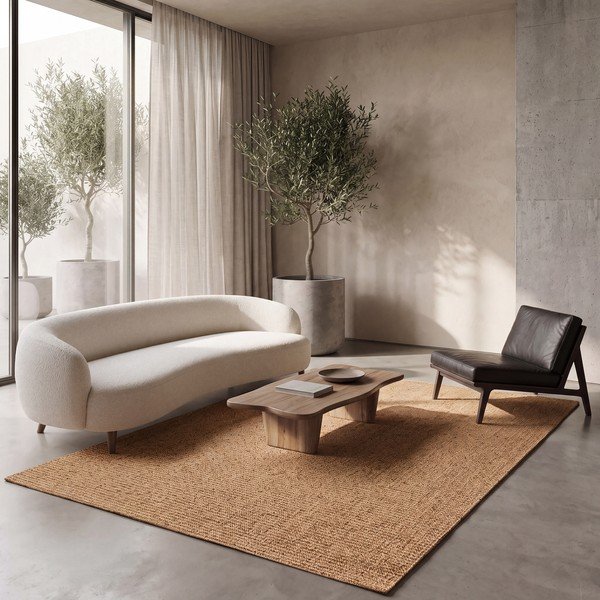 Natūralios spalvos kilimas 120x170 cm Lumen Liso – Universal-image-1