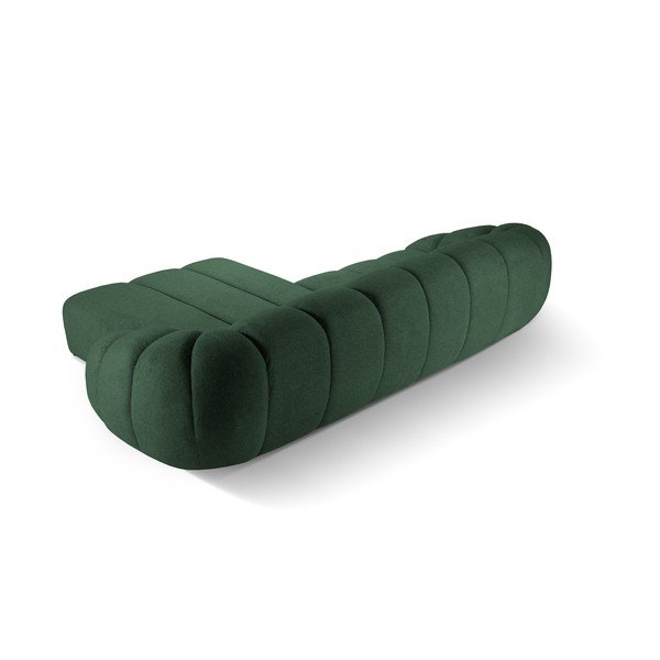 Kampinė sofa žalios spalvos (su dešiniuoju kampu) Diana – Micadoni -image-3