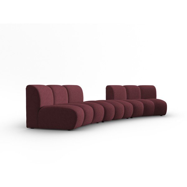 Sofa bordo spalvos 367 cm Lupine – Micadoni Home-image-2