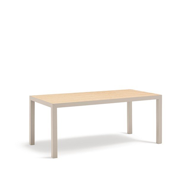 Valgomojo stalas su ąžuolo masyvo stalviršiu 75x180 cm Alma – Teulat-image-2