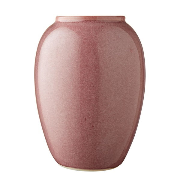 Rožinė akmens masės vaza Bitz Pottery