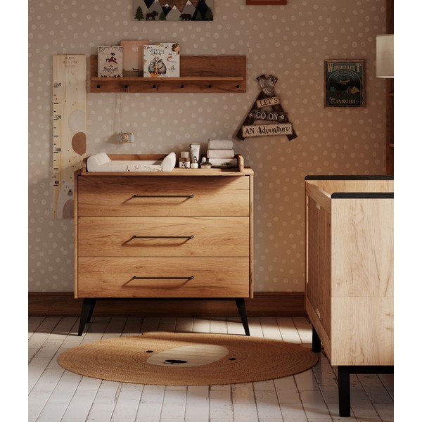 Vystymo stalas natūralios spalvos iš bukmedžio Retro – Pinio-image-1