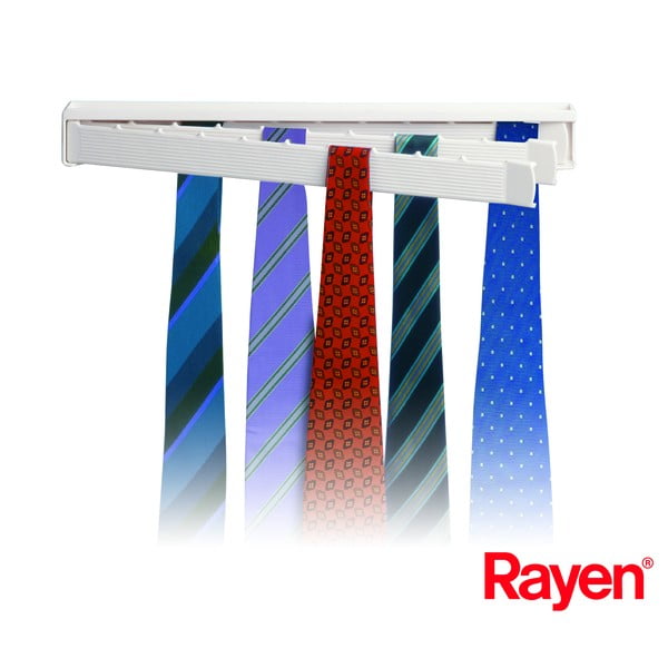 Laikiklis kaklaraiščiams ir diržams iš plastiko – Rayen-image-1