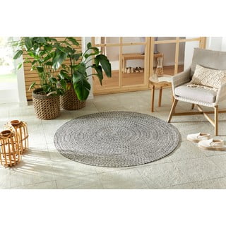 Pilkos/smėlio spalvos apvalus lauko kilimas ø 150 cm - NORTHRUGS