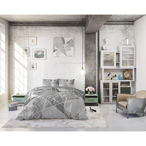 Medvilninė dvigulė patalynė Pure Cotton Furtrix, 200 x 200/220 cm-image-3