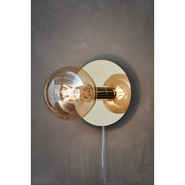 Sieninė lempa bronzinės spalvos Disc – Markslöjd-image-1