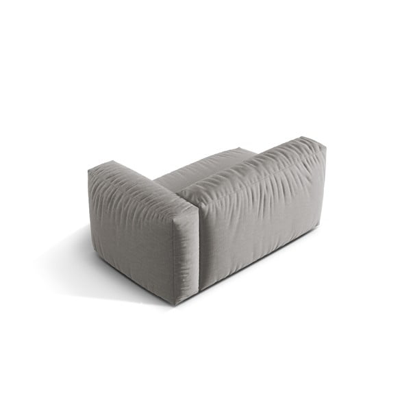 Modulinė sofos dalis šviesiai pilkos spalvos (su dešiniuoju kampu) Martina – Micadoni Home-image-3