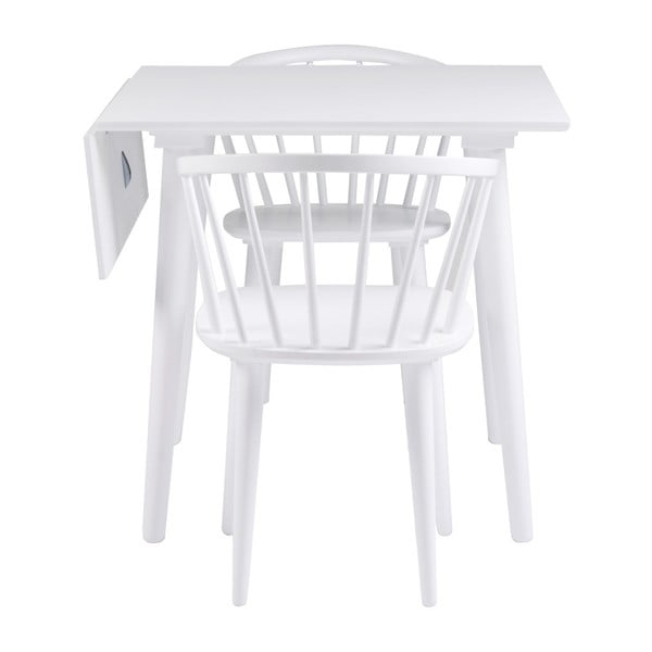 Balta gummedžio valgomojo kėdė Rowico Carmen-image-2