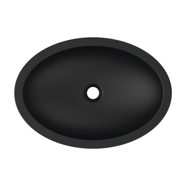 Iš keramikos praustuvas matinės juodos spalvos 60x42 cm Strada O – Ideal Standard-image-1