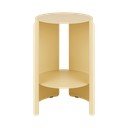 Iš plieno apvalios formos šoninis stalas ø 32 cm Wa – noo.ma