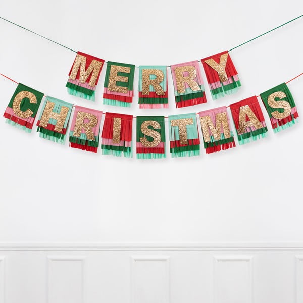 Girlianda su Kalėdų motyvu Mery Christmas – Meri Meri-image-1