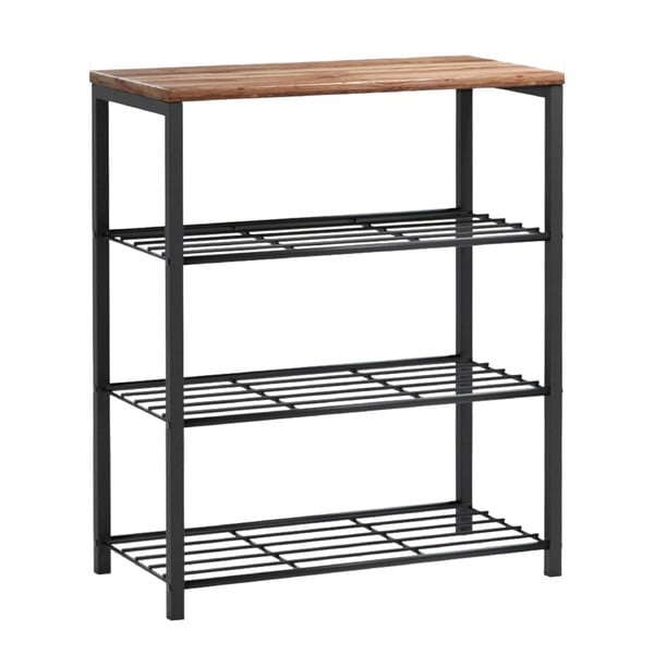 Iš metalo spintelė batams juodos spalvos Layk – Kalune Design