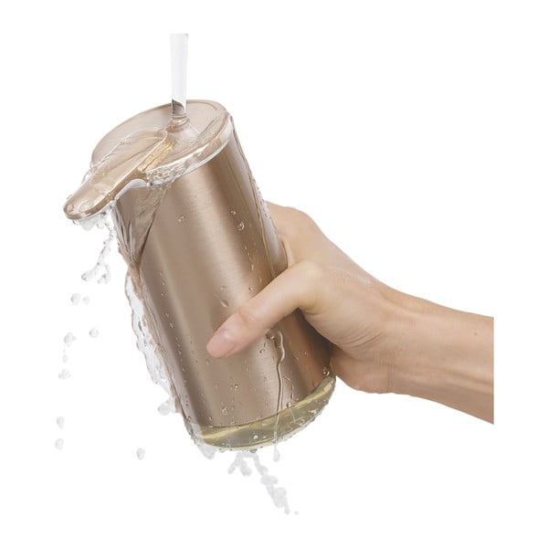 Aukso spalvos automatinis muilo dozatorius iš plieno 266 ml - simplehuman-image-2