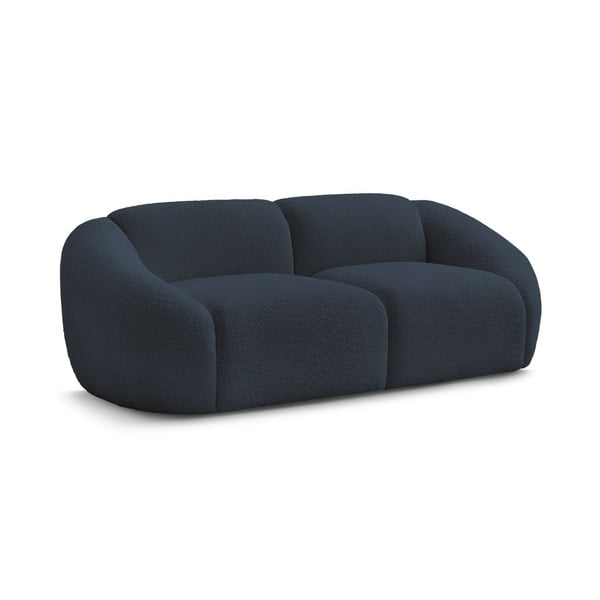 Iš boucle sofa tamsiai mėlynos spalvos 230 cm Tina – Bobochic Paris