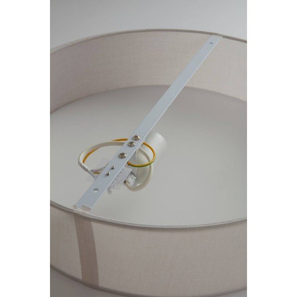 Smėlio spalvos iš tekstilės lubinis šviestuvas ø 40 cm Allan – Jotex-image-4