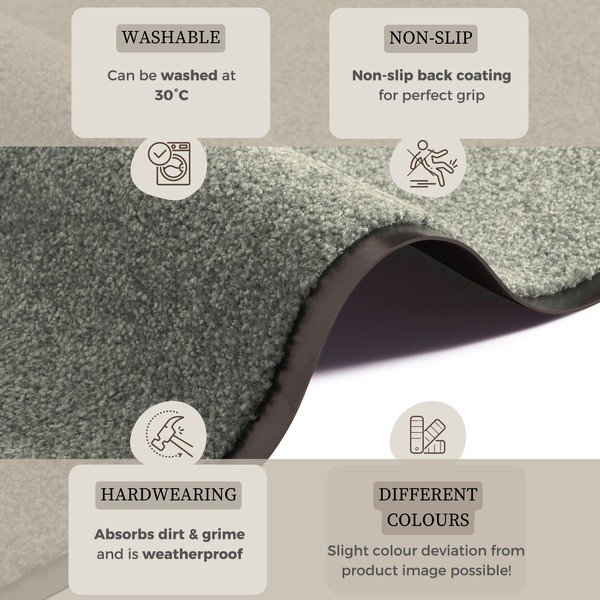 Grindų kilimėlis 60x90 cm Wash and Clean – Hanse Home-image-1