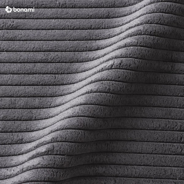 Pilkos spalvos viengulė lova audiniu dengta be grotelių 120x200 cm Mattis – Meise Möbel-image-4