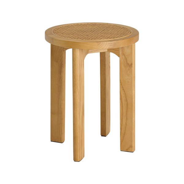 Natūralios spalvos iš rotango taburetė Callut – Ellos Home-image-2