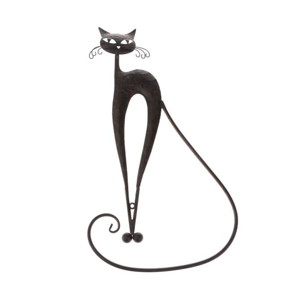Metalinė katės Dakls formos dekoracija