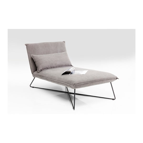 "Kare Design Cornwall" pilka poilsio kėdė