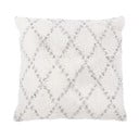 Balta ir pilka medvilninė dekoratyvinė pagalvėlė Tiseco Home Studio Geometric, 45 x 45 cm