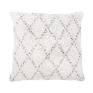 Balta ir pilka medvilninė dekoratyvinė pagalvėlė Tiseco Home Studio Geometric, 45 x 45 cm