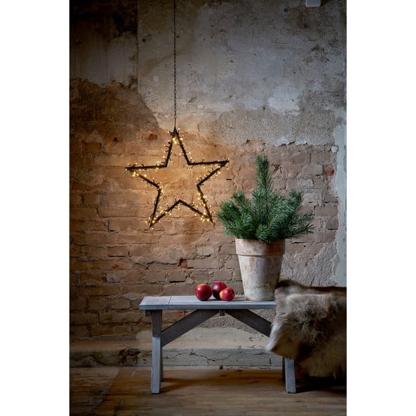 Šviečianti dekoracija juodos spalvos su Kalėdų motyvu Spiky – Star Trading-image-3
