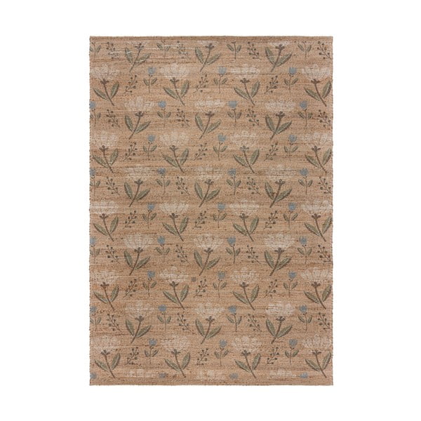 Rankų darbo iš džiuto mišinio kilimas natūralios spalvos 120x170 cm Arriana – Flair Rugs