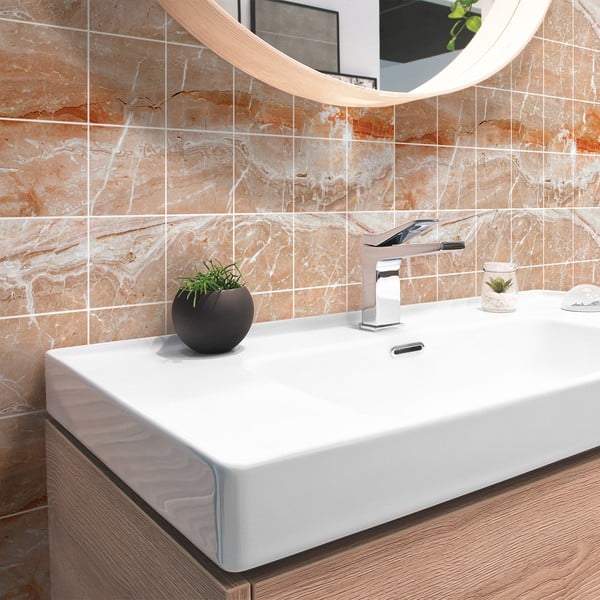Lipdukų rinkinys plytelėms 24 vnt. 15x15 cm Marble Tiles Torino - Ambiance-image-1