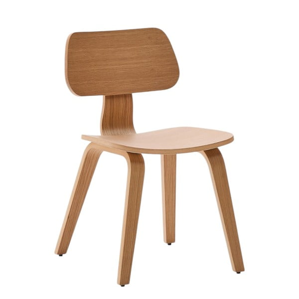 Natūralios spalvos valgomojo kėdė iš ąžuolo Gena – Kave Home