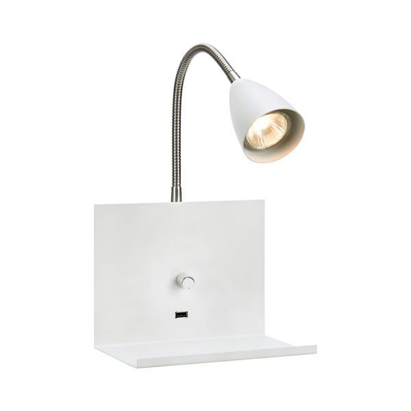 Sieninė lempa baltos spalvos ø 6,5 cm Logi – Markslöjd