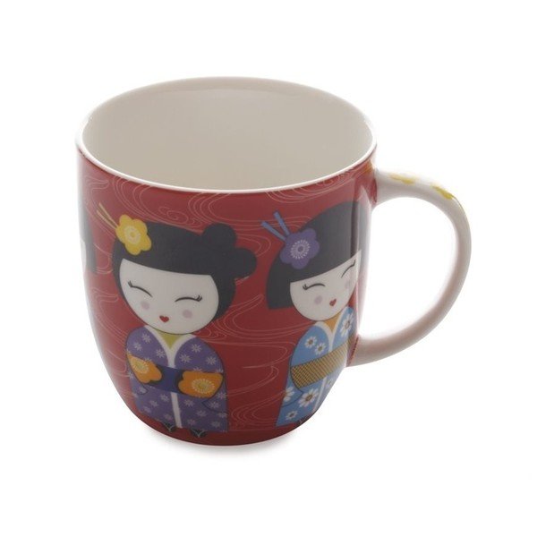 Puodelis Geisha Gals, raudonas