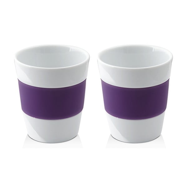 Dviejų puodelių rinkinys, 300 ml, violetinės spalvos