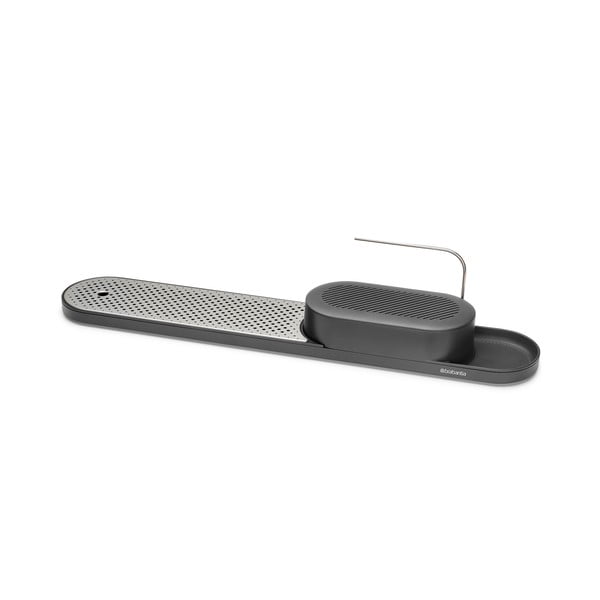 Iš plastiko stovas skalbimo reikmenims pilkos spalvos SinkStyle – Brabantia-image-4