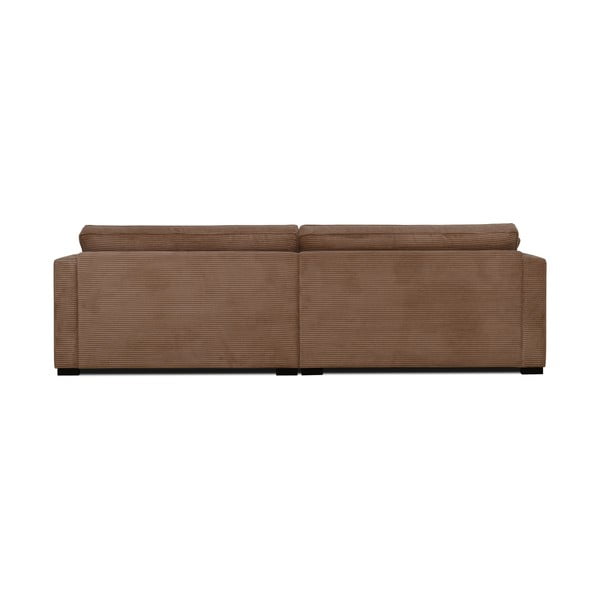 Sofa iš kordinio velveto šviesiai rudos spalvos 266 cm Mobby – Scandic-image-3