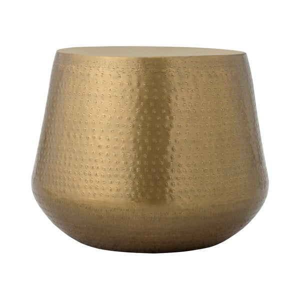 Auksinės spalvos iš metalo apvalios formos kavos staliukas ø 50 cm Avola – Bloomingville-image-2