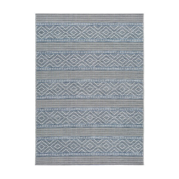 Mėlynas lauko kilimas Universal Cork Lines, 115 x 170 cm