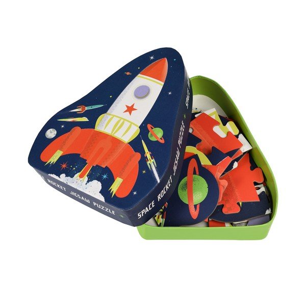 Dėlionė (vienetų skaičius 18) Space Age rocket – Rex London-image-3