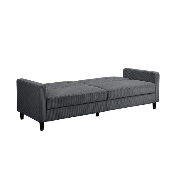 Iš kordinio velveto sofa pilkos spalvos 203 cm Hartford – Støraa-image-4