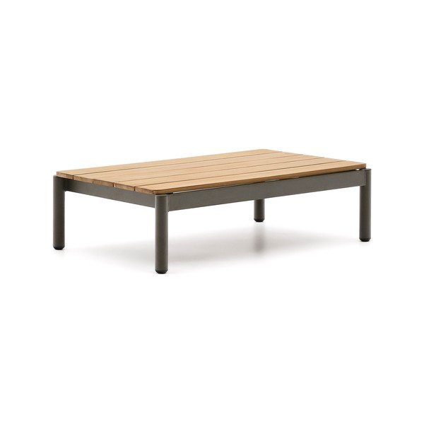 Iš tikmedžio masyvo sodo kavos staliukas 57x91 cm Sorells – Kave Home