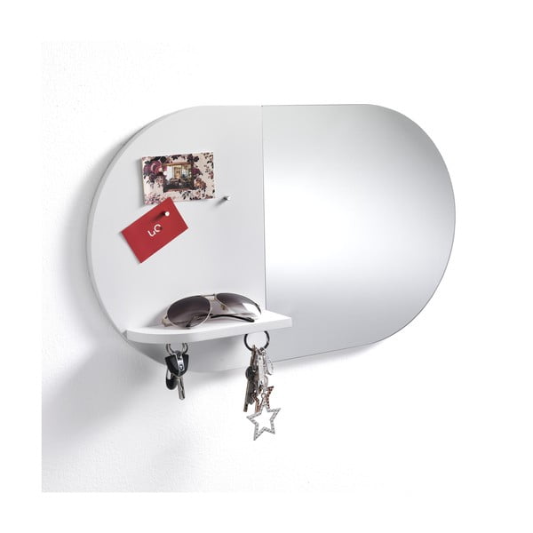 Sieninis veidrodis su magnetine plokštele Tomasucci Reminder, 36 x 60 x 9 cm
